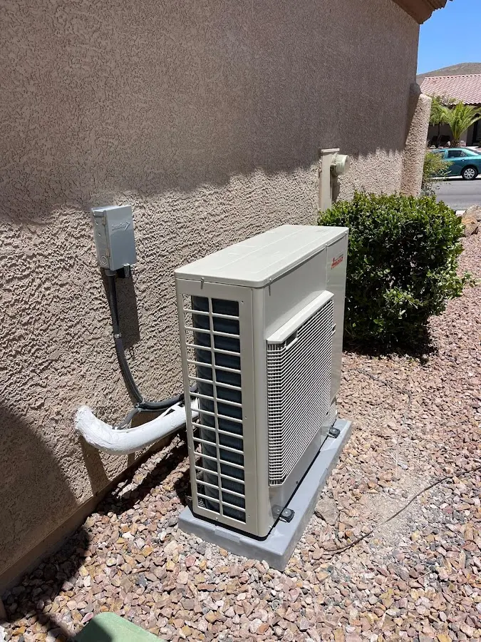 Residential air conditioning condenser unit in Grass Valley